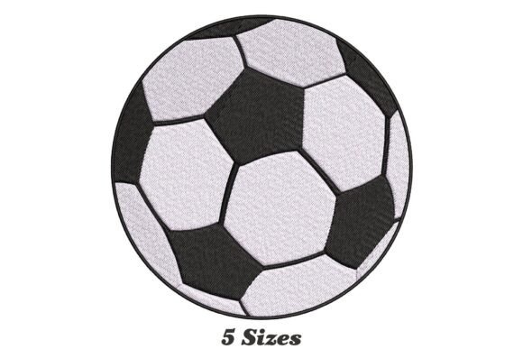 Charming Soccer Ball Embroidery Design