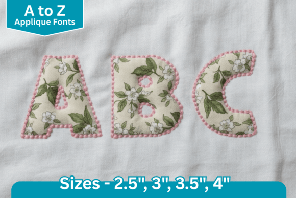 Dot Edge Applique Fonts: A Versatile Design Review