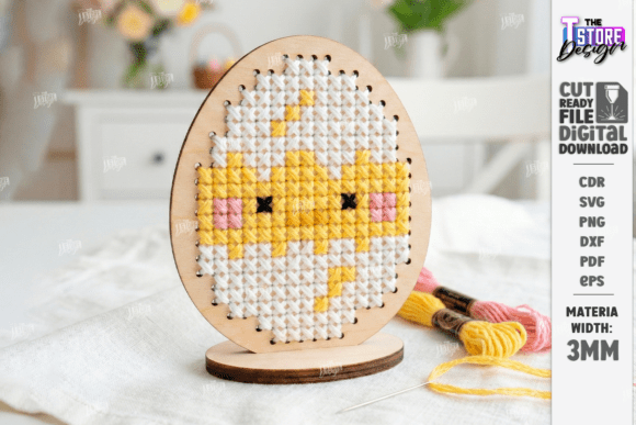 Easter Cross Stitch Ornament: A Craft Fair Must-Have