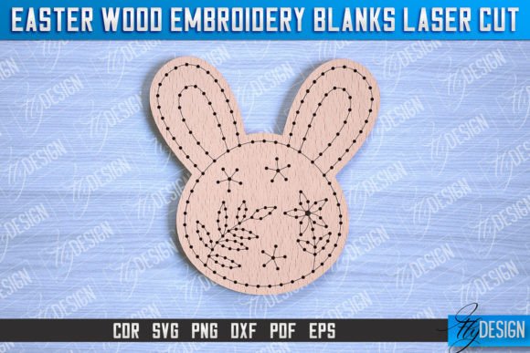 Easter Wood Embroidery Blanks for Spring