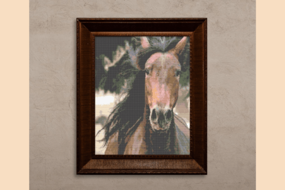 Horse Cross-Stitch Pattern: A Galloping Masterpiece