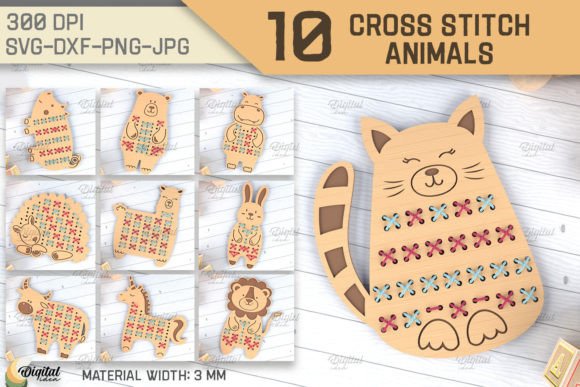 Review: Cross Stitch Animals LaserCut SVG Bundle