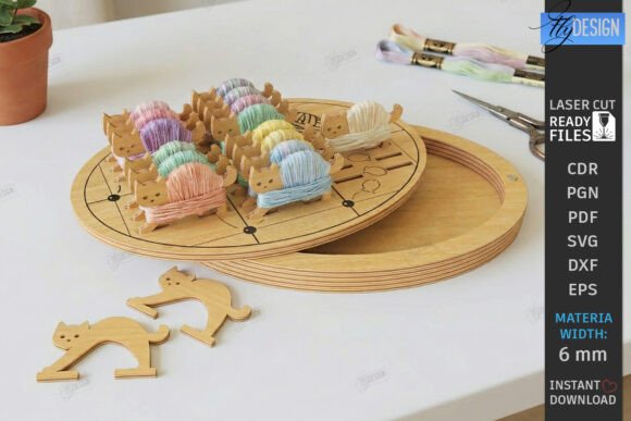Review: Cross Stitch Thread Organizer Laser Cut