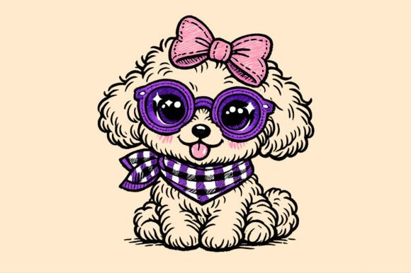 Review: Cute Puppy with Glasses Embroidery Png