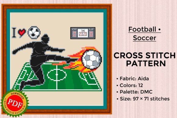 Review: Football Cross Stitch Pattern Soccer
