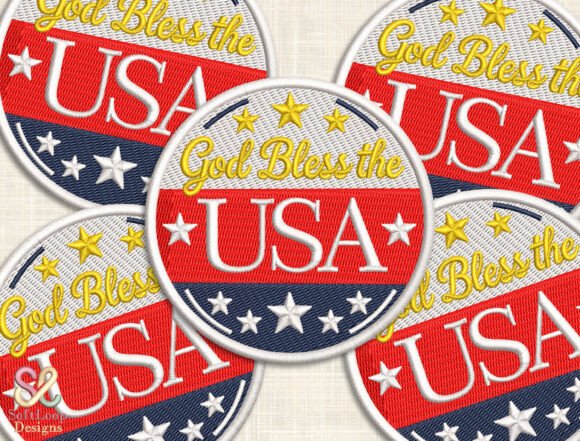 Review: GOD BLESS the USA Patch Embroidery File