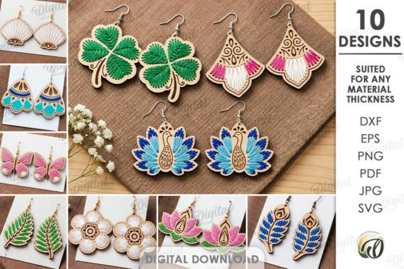 Seasonal Embroidery Earrings Bundle Review