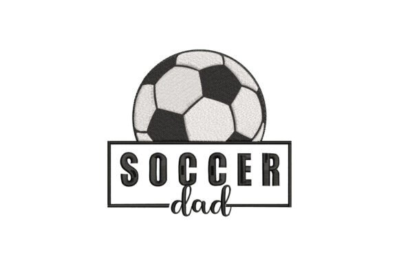 Soccer Dad: A Charming Embroidery Design for Creative Projects