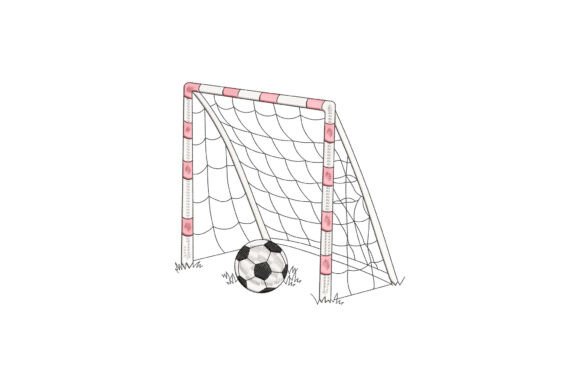 Soccer Goal and Ball: A Whimsical Touch for Your Projects