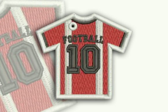 Soccer Team Shirt Patch: A Versatile Embroidery Design