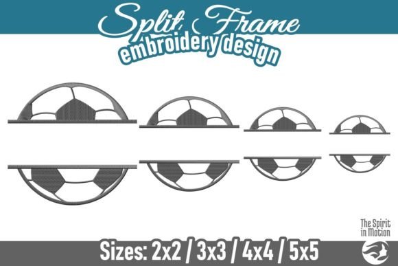 Split Frame Soccer Ball - A Unique Embroidery Twist
